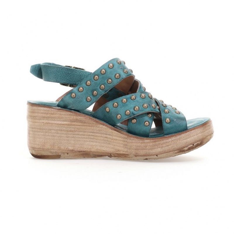 A.S.98 Normand Sandaler Dame Grønn | NO-BWDJFV136