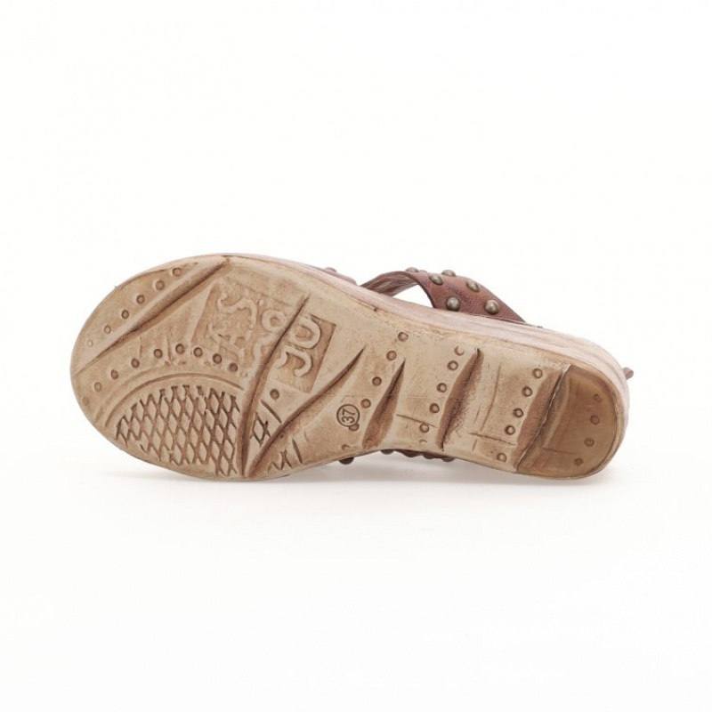 A.S.98 Normand Sandaler Dame Khaki | NO-CLAWXG073