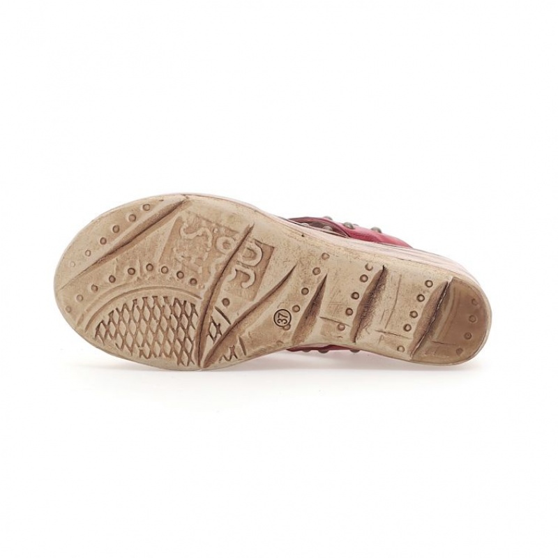 A.S.98 Normand Sandaler Dame Mørke Rød | NO-ZBYLTH831