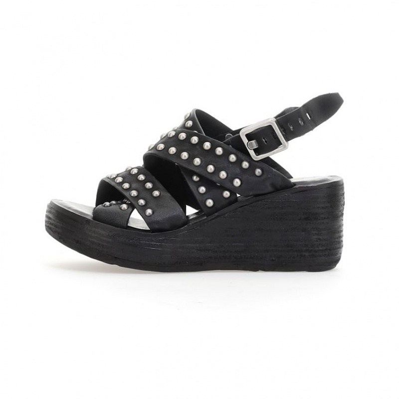 A.S.98 Normand Sandaler Dame Svarte | NO-LTGWFA548