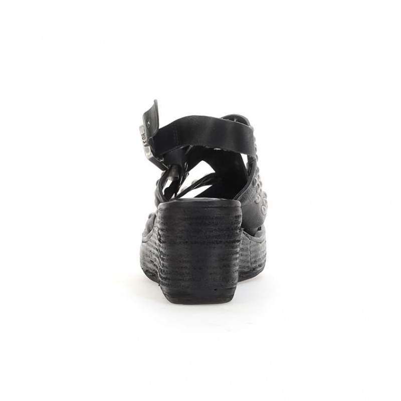 A.S.98 Normand Sandaler Dame Svarte | NO-LTGWFA548