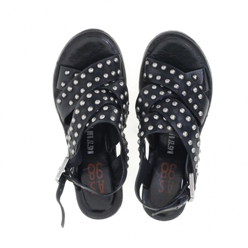 A.S.98 Normand Sandaler Dame Svarte | NO-LTGWFA548