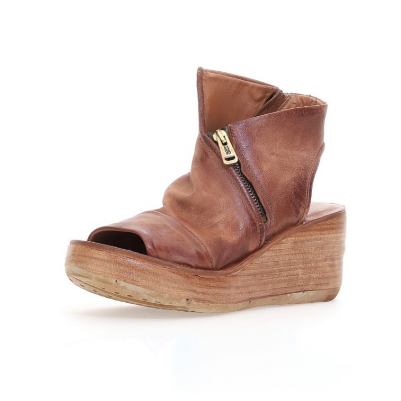 A.S.98 Nowell Sandaler Dame Khaki | NO-VGISNM471