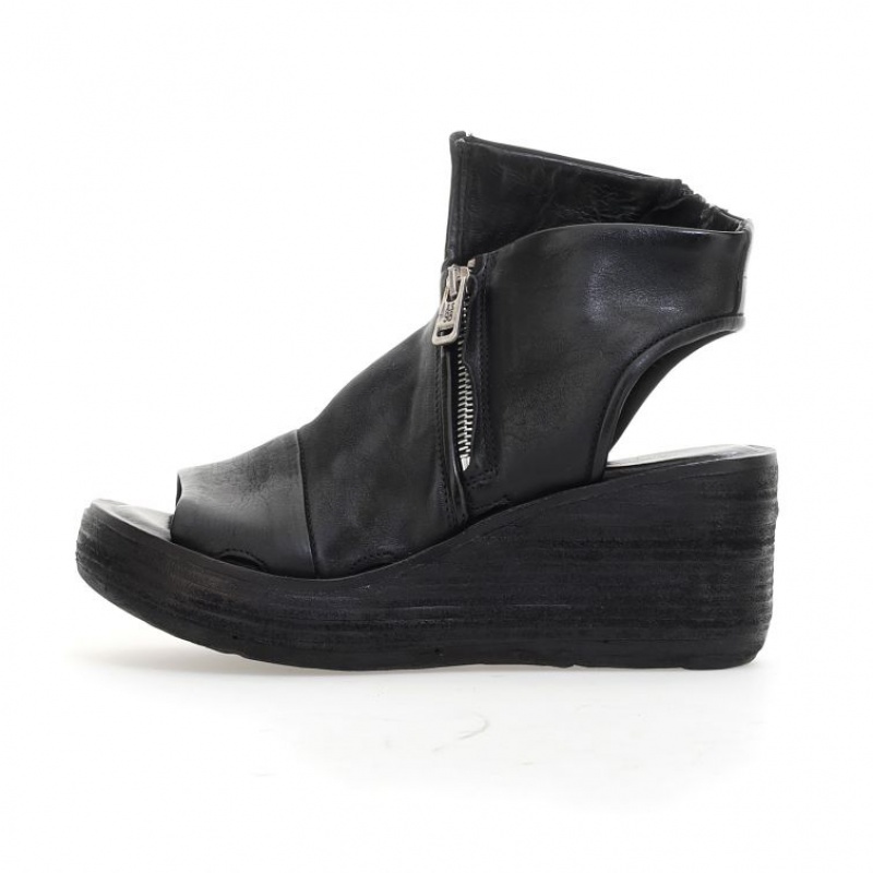 A.S.98 Nowell Sandaler Dame Svarte | NO-KHGWVU479