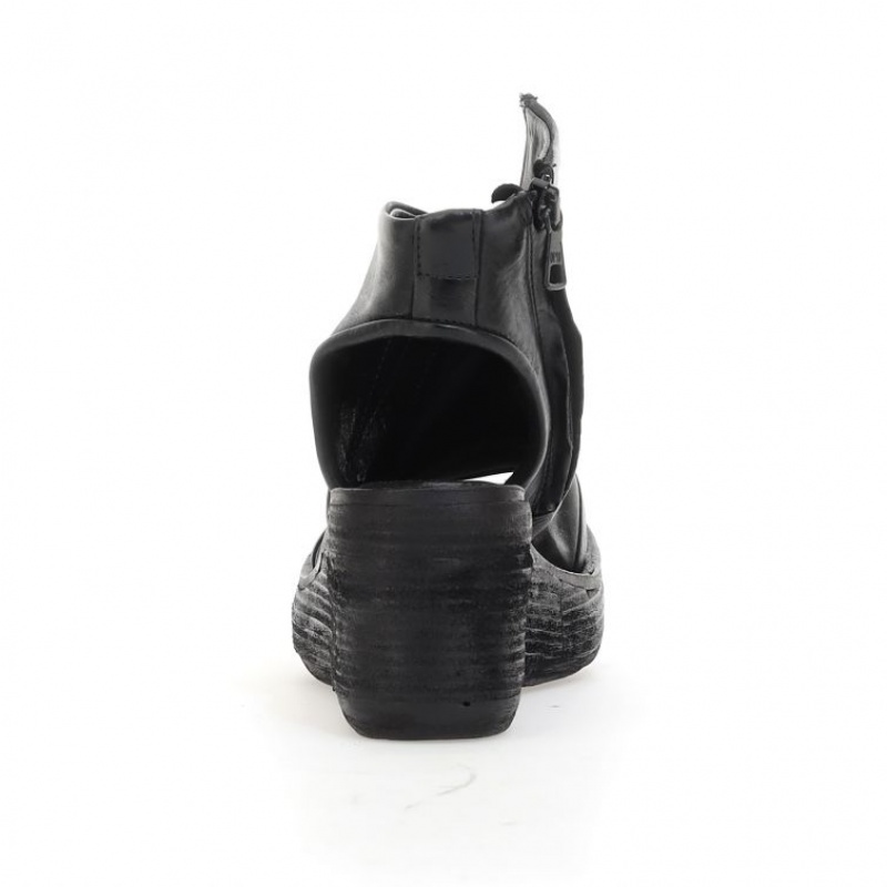A.S.98 Nowell Sandaler Dame Svarte | NO-KHGWVU479
