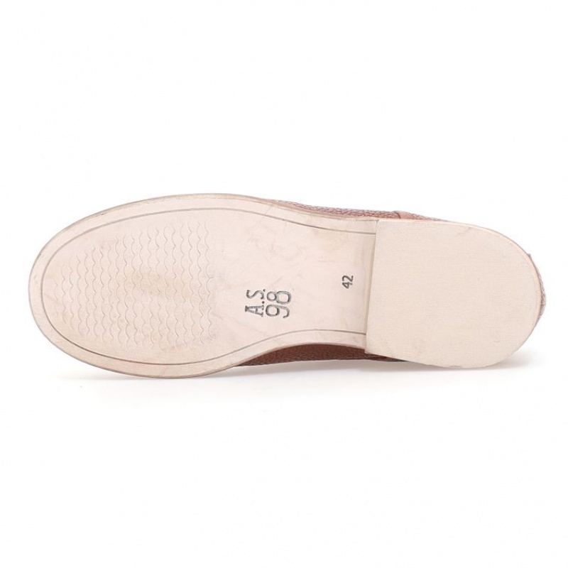 A.S.98 Oberon flat shoes Herre Brune | NO-ASKWGI625