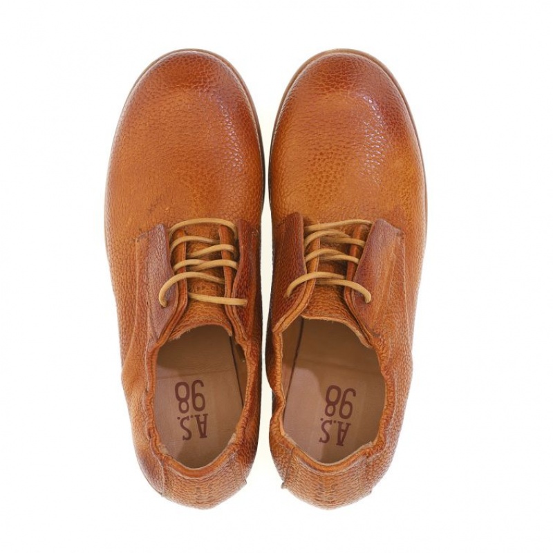 A.S.98 Oberon flat shoes Herre Brune | NO-ASKWGI625