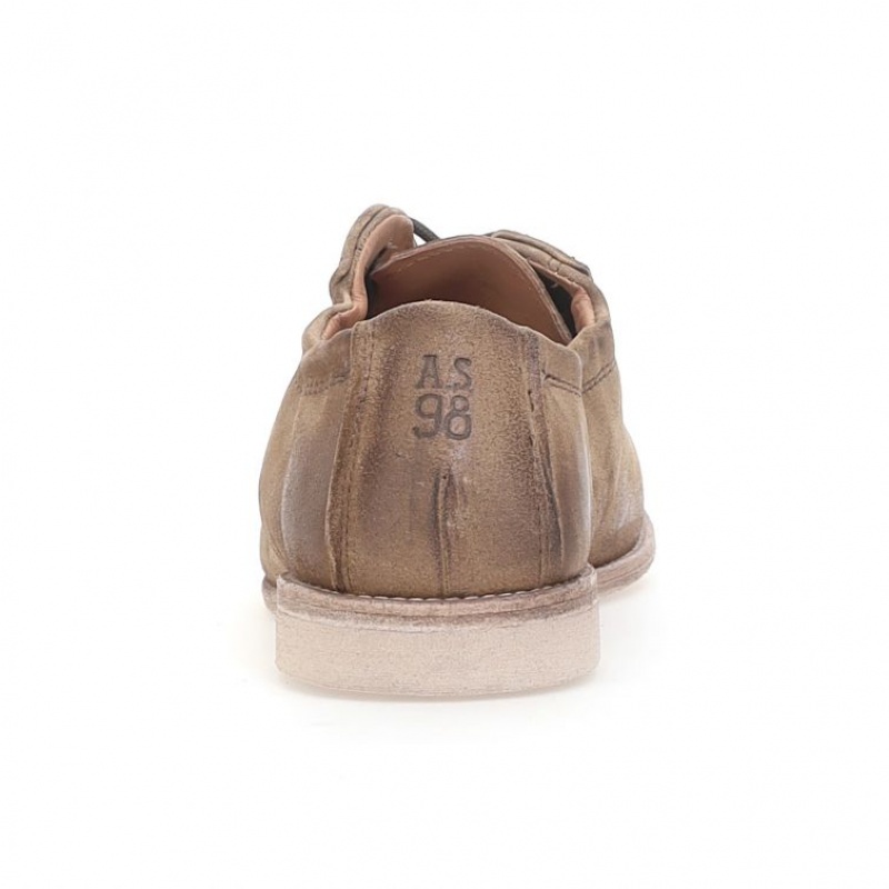 A.S.98 Oberon flat shoes Herre Lyse Brune | NO-ZSQXPG260