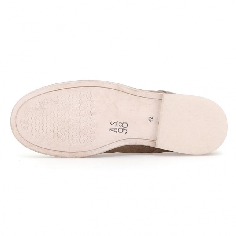 A.S.98 Oberon flat shoes Herre Lyse Brune | NO-ZSQXPG260