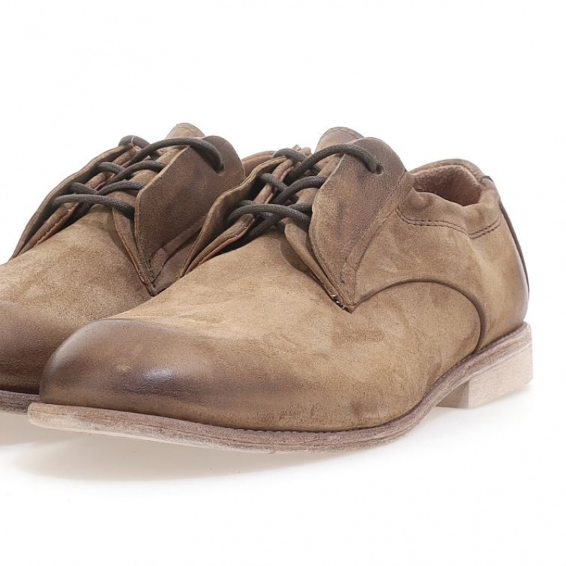 A.S.98 Oberon flat shoes Herre Lyse Brune | NO-ZSQXPG260