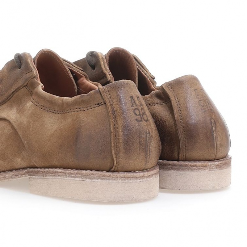 A.S.98 Oberon flat shoes Herre Lyse Brune | NO-ZSQXPG260