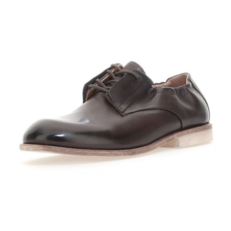 A.S.98 Oberon flat shoes Herre Svarte | NO-TXCWJU106