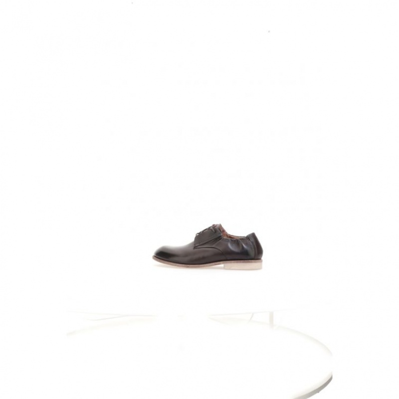 A.S.98 Oberon flat shoes Herre Svarte | NO-TXCWJU106