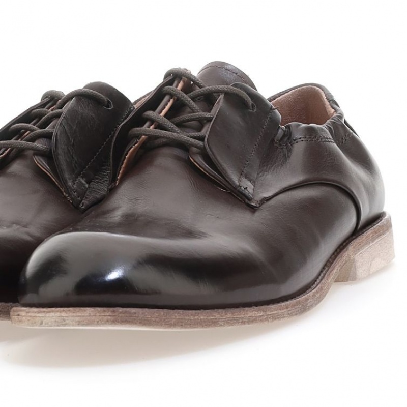 A.S.98 Oberon flat shoes Herre Svarte | NO-TXCWJU106
