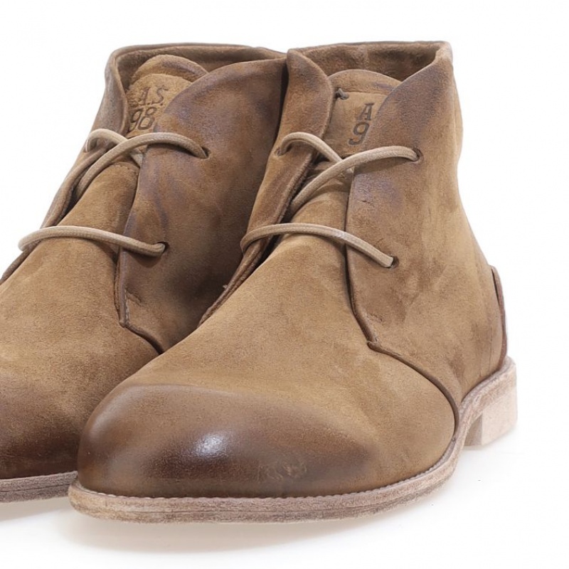 A.S.98 Oswin Ankle boots Herre Khaki | NO-SJZFEG321