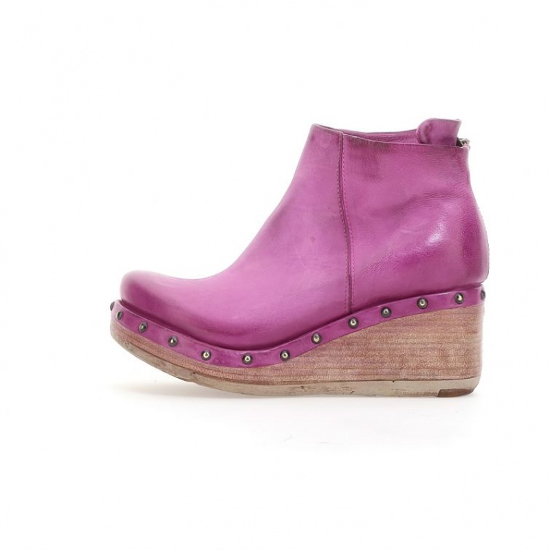 A.S.98 Pancras Ankle boots Dame Fuchsia | NO-MDCVPZ465