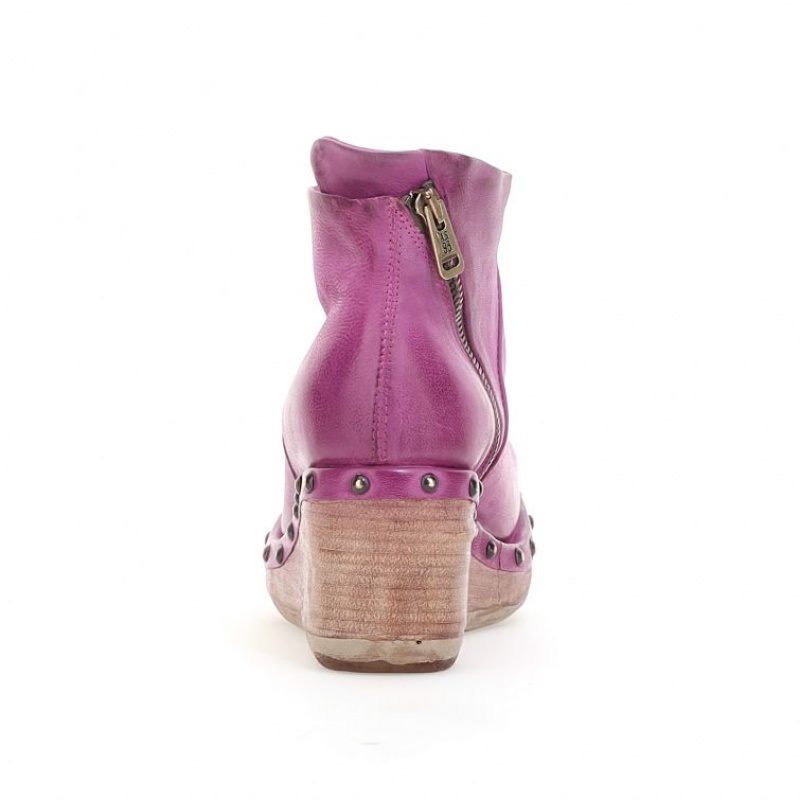 A.S.98 Pancras Ankle boots Dame Fuchsia | NO-MDCVPZ465