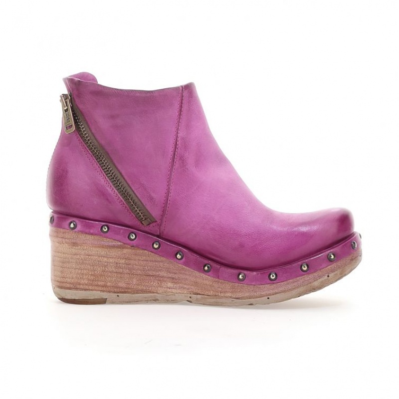 A.S.98 Pancras Ankle boots Dame Fuchsia | NO-MDCVPZ465