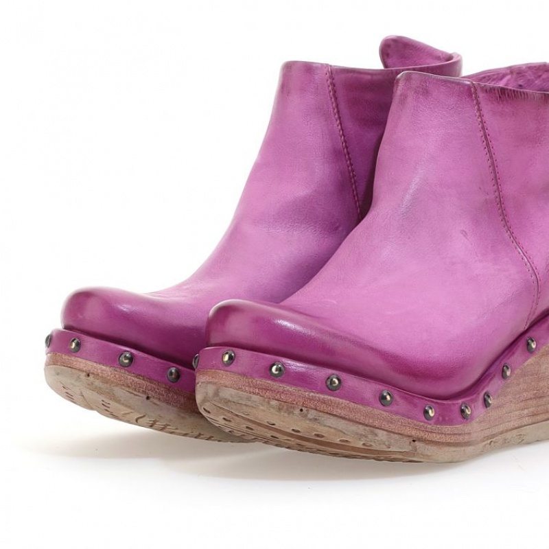 A.S.98 Pancras Ankle boots Dame Fuchsia | NO-MDCVPZ465