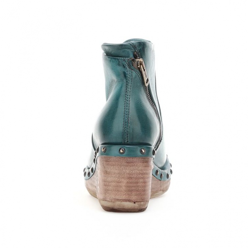 A.S.98 Pancras Ankle boots Dame Grønn | NO-KAUZTM560