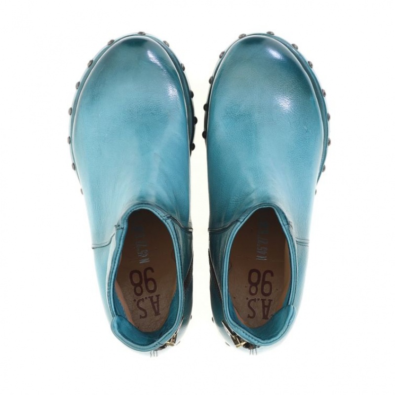 A.S.98 Pancras Ankle boots Dame Grønn | NO-KAUZTM560