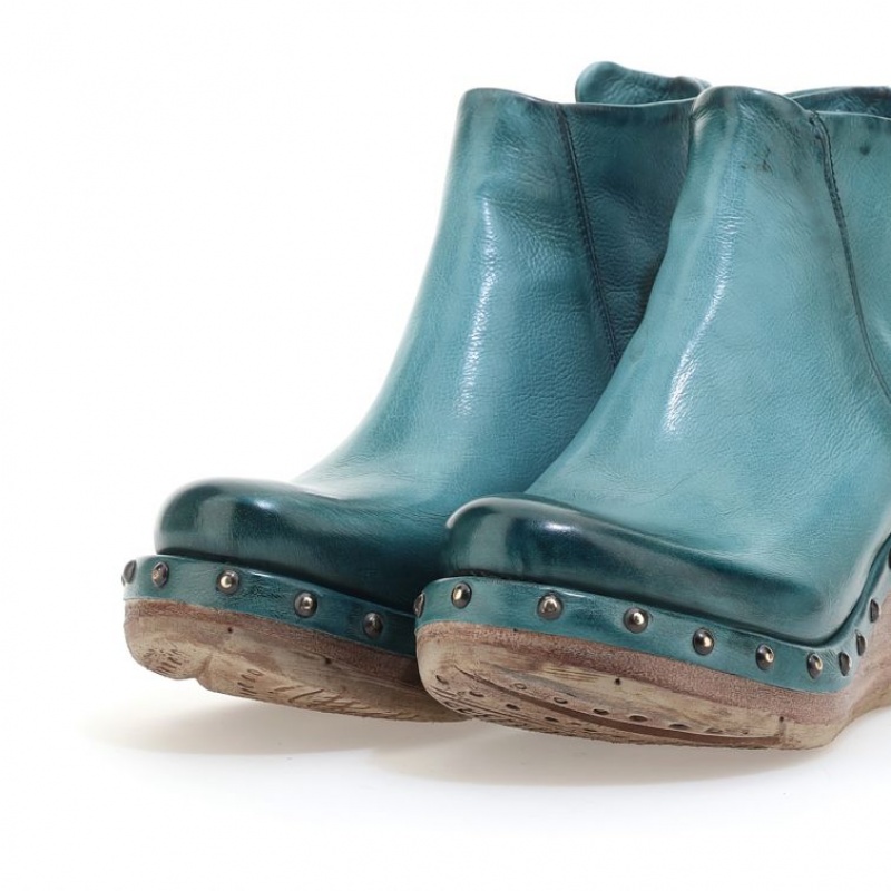 A.S.98 Pancras Ankle boots Dame Grønn | NO-KAUZTM560