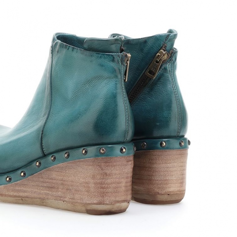 A.S.98 Pancras Ankle boots Dame Grønn | NO-KAUZTM560