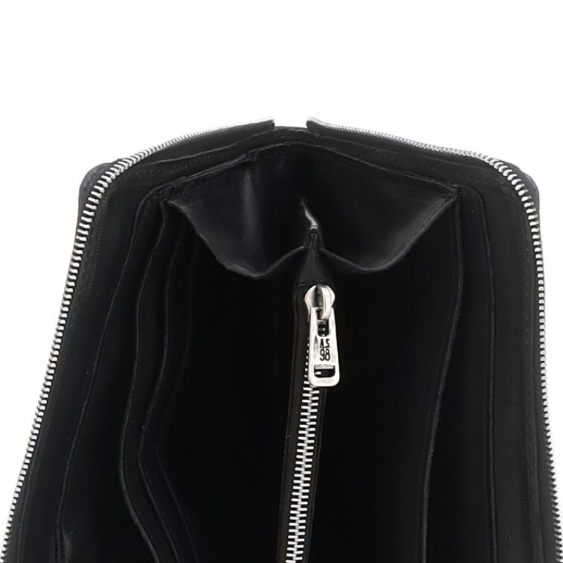 A.S.98 Placida Lommebok Unisex Svarte | NO-VHARGW678