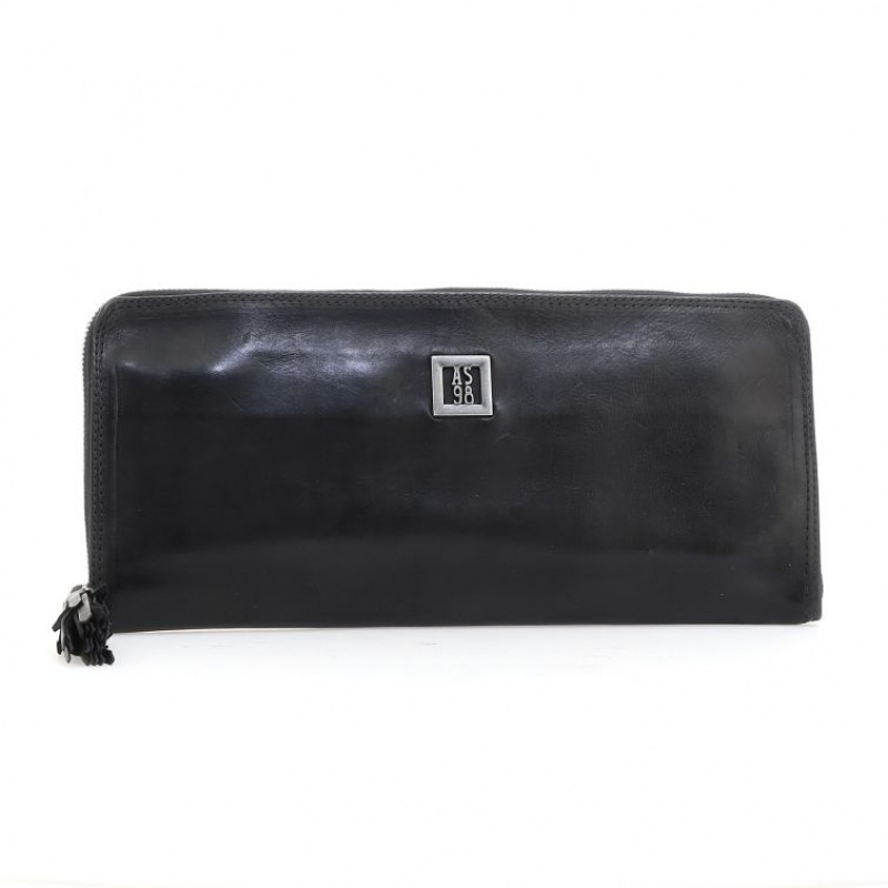 A.S.98 Placida Lommebok Unisex Svarte | NO-VHARGW678