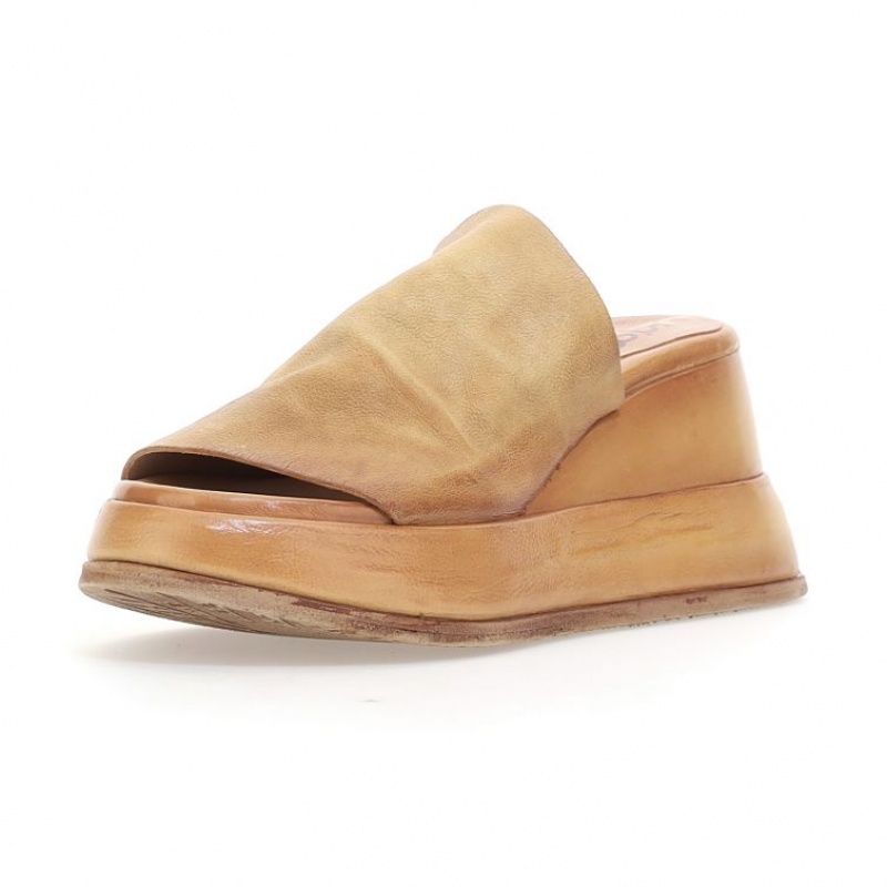 A.S.98 Rae Mules Dame Khaki | NO-NJAXOE128