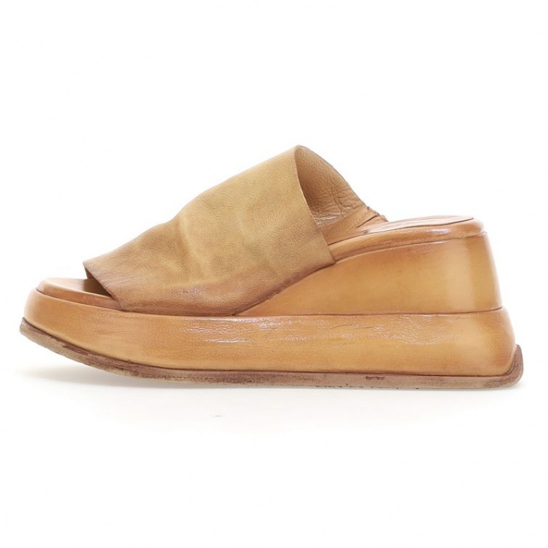 A.S.98 Rae Mules Dame Khaki | NO-NJAXOE128