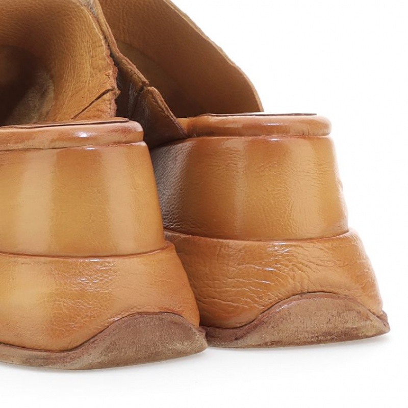 A.S.98 Rae Mules Dame Khaki | NO-NJAXOE128