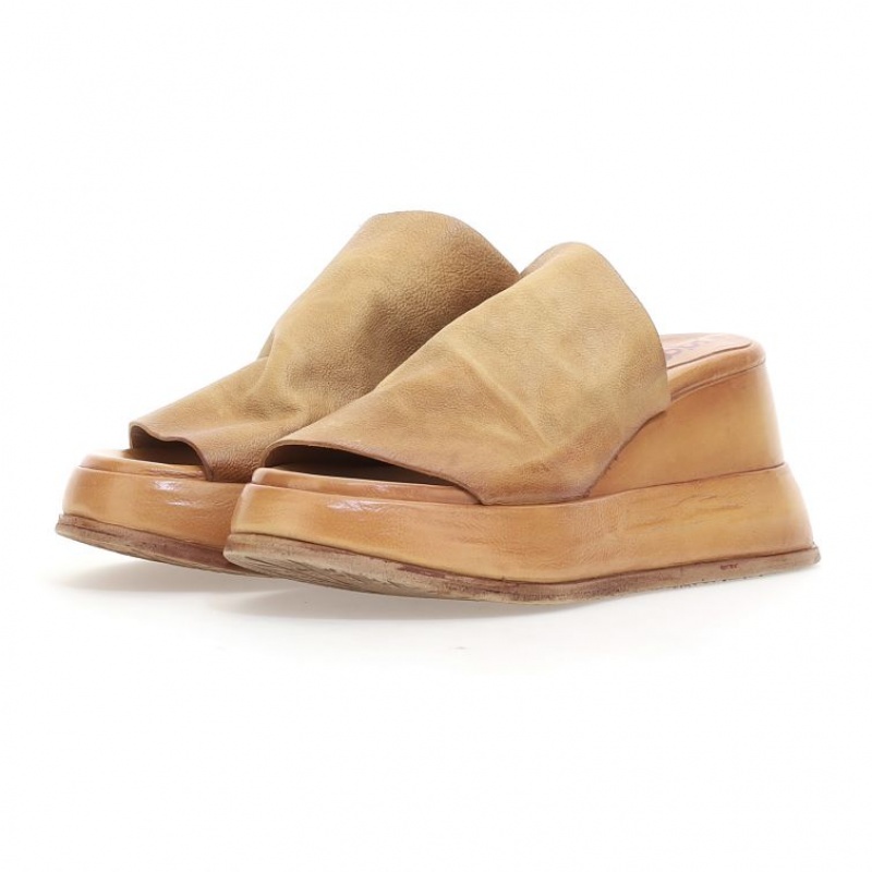 A.S.98 Rae Mules Dame Khaki | NO-NJAXOE128