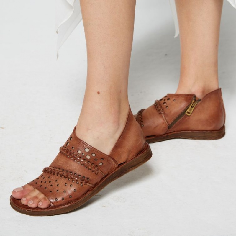 A.S.98 Releigh Sandaler Dame Khaki | NO-RTOFNK519