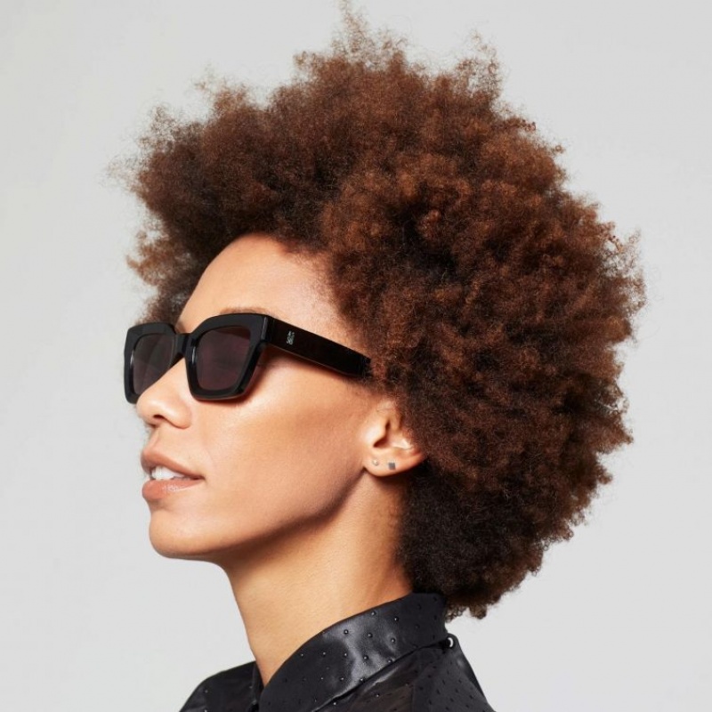 A.S.98 Ronnie Solbriller Dame Svarte | NO-XUFNZP395