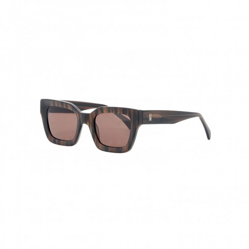 A.S.98 Ronnie Solbriller Herre Brune | NO-USBMPL326