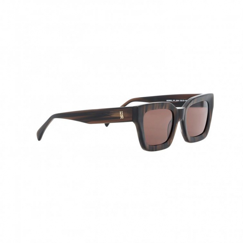 A.S.98 Ronnie Solbriller Herre Brune | NO-USBMPL326