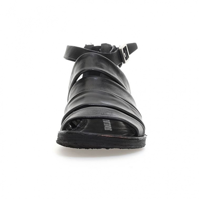 A.S.98 Ros Sandaler Dame Svarte | NO-JHSUXK846