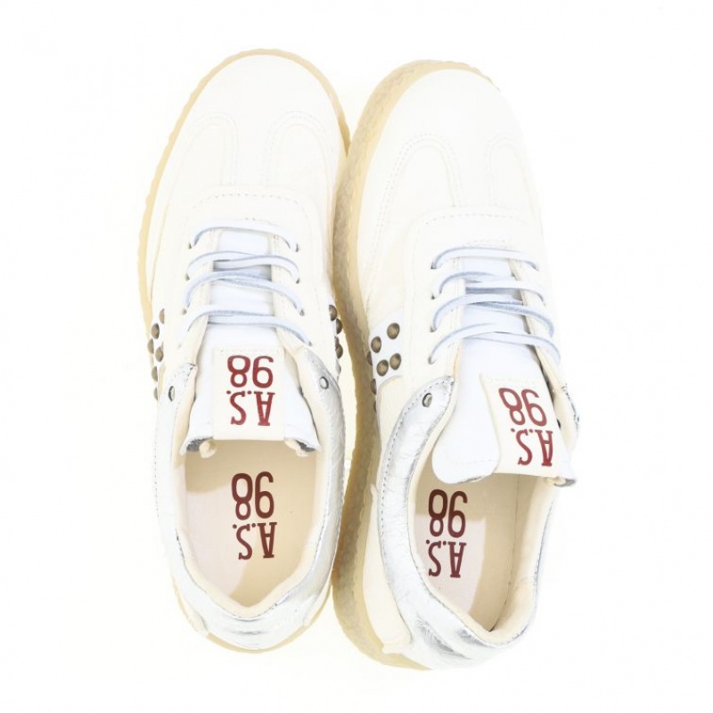 A.S.98 Roxy Sneakers Dame Hvite | NO-CRWGKE107