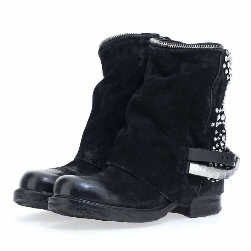 A.S.98 Saint-Shine Ankle boots Dame Svarte | NO-HLVJWS352