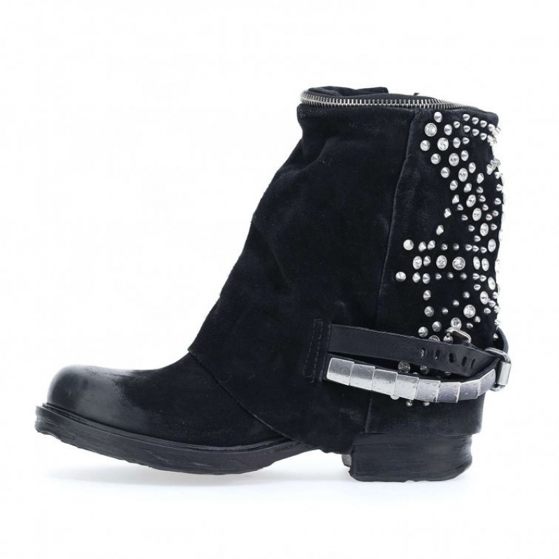 A.S.98 Saint-Shine Ankle boots Dame Svarte | NO-HLVJWS352