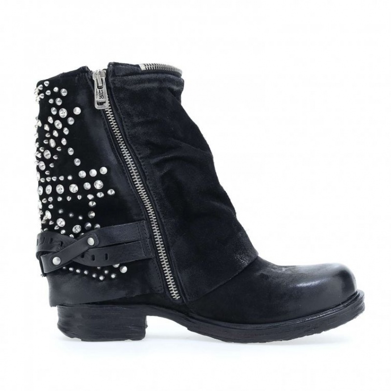 A.S.98 Saint-Shine Ankle boots Dame Svarte | NO-HLVJWS352