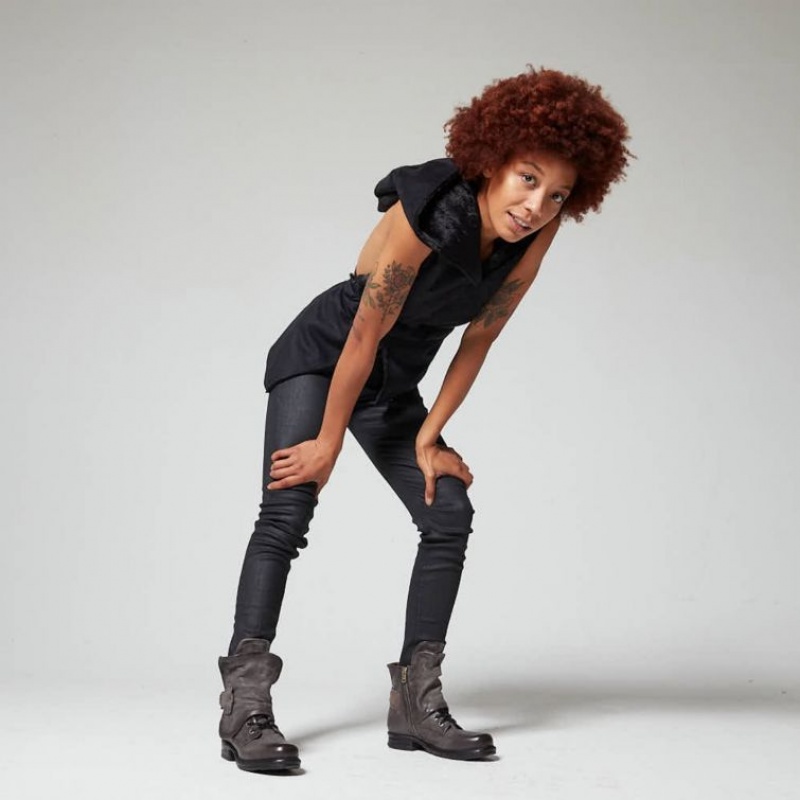 A.S.98 Saintec 259211 Ankle boots Dame Grå | NO-MXNHVC971