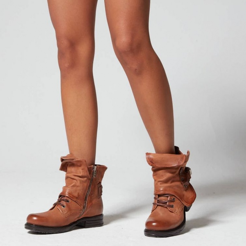 A.S.98 Saintec 259211 Ankle boots Dame Khaki | NO-UEGRVO026