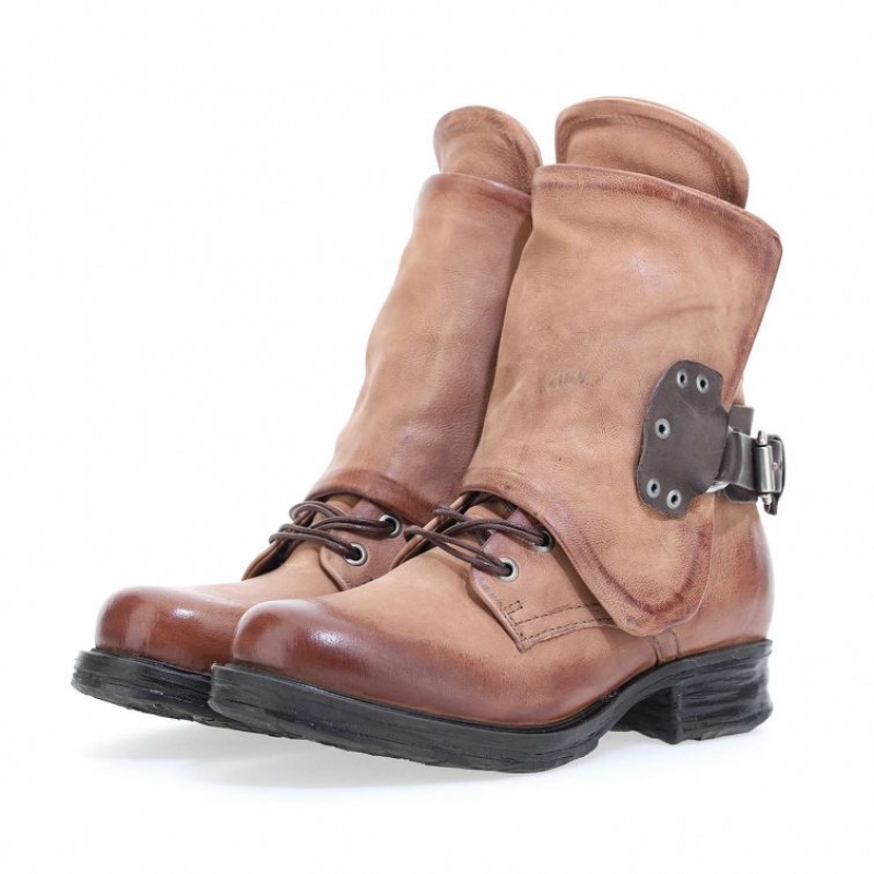 A.S.98 Saintec 259211 Ankle boots Dame Khaki | NO-UEGRVO026