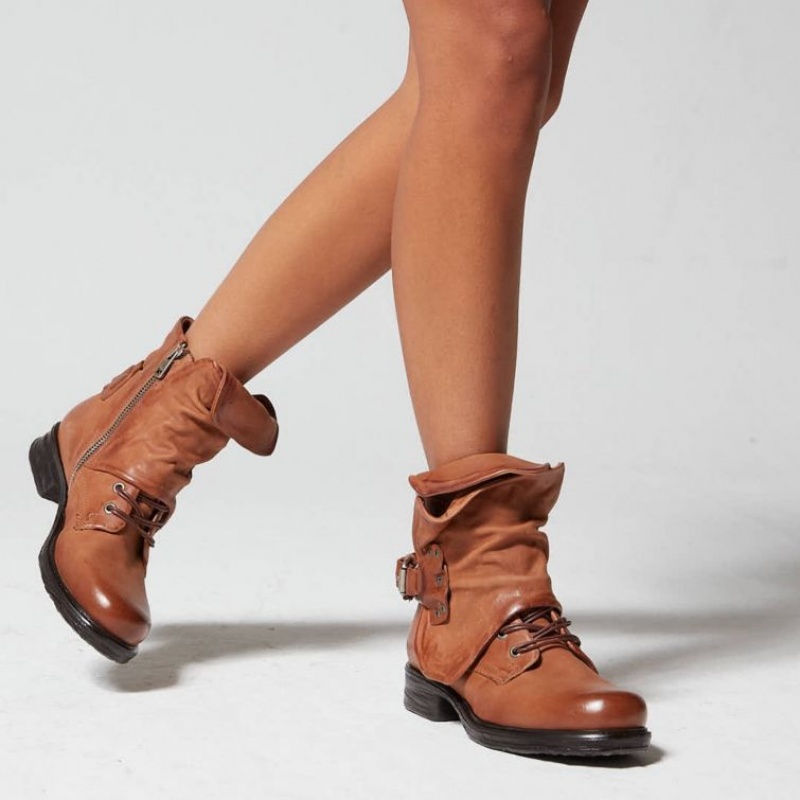 A.S.98 Saintec 259211 Ankle boots Dame Khaki | NO-UEGRVO026