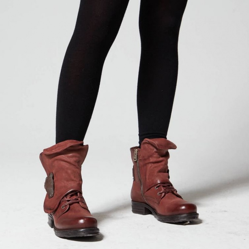 A.S.98 Saintec 259211 Ankle boots Dame Rød | NO-VOFUQM726