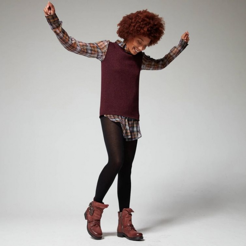 A.S.98 Saintec 259211 Ankle boots Dame Rød | NO-VOFUQM726