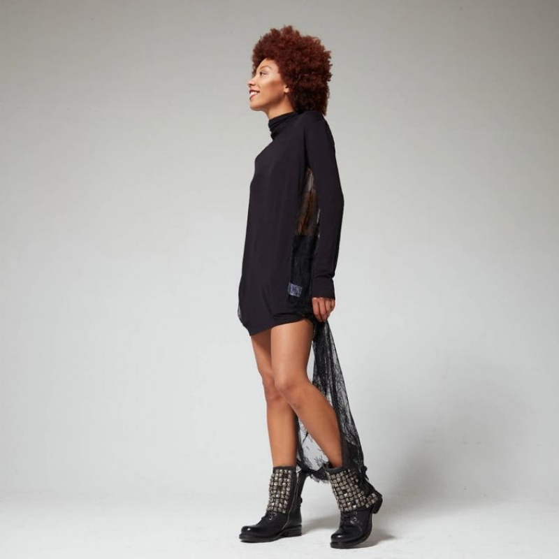A.S.98 Saintec 259213 Ankle boots Dame Svarte | NO-XIQOUY179