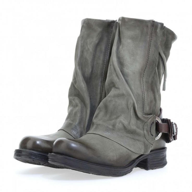 A.S.98 Saintec 259214 Ankle boots Dame Dyp Grønn | NO-LFHBKT865